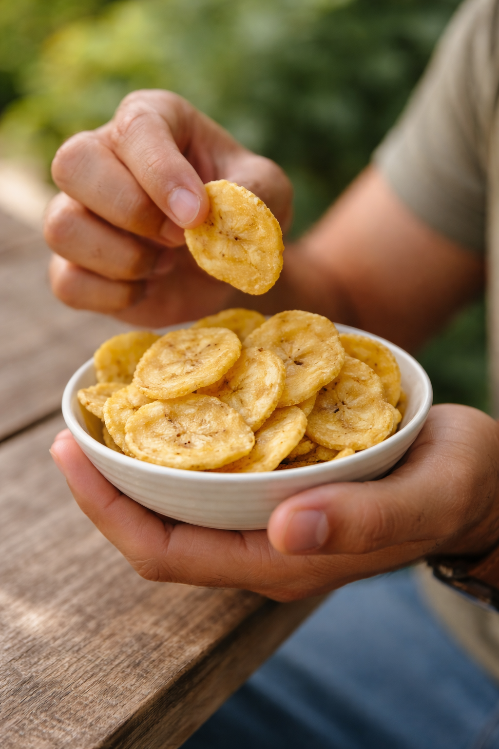 Plátano chips